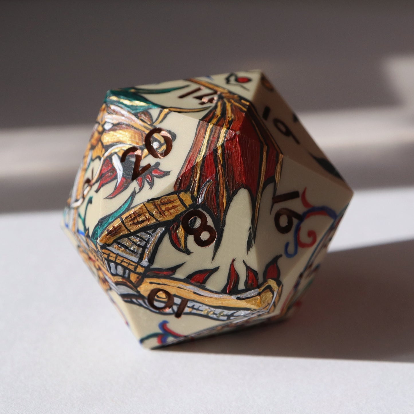 Illuminated Manuscript Chonk D20 PREORDER