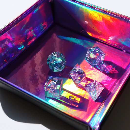 Holographic Purple Dice Tray