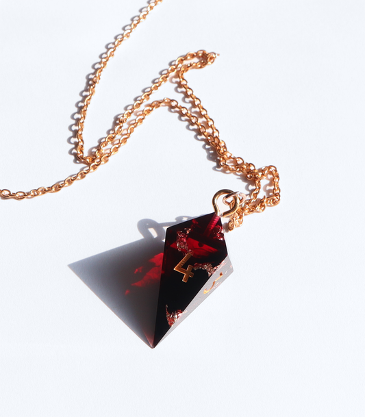 Crystal D4 Necklace - The Gods Are Athirst
